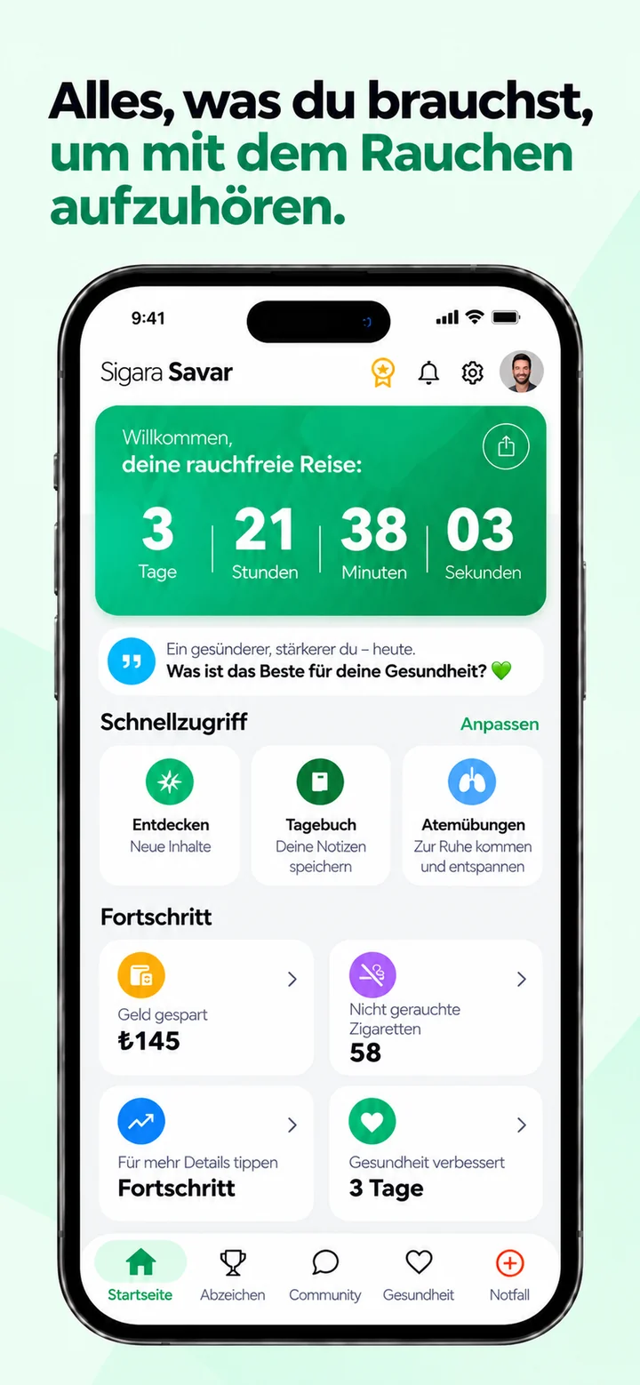 Sigara Savar Store-Bild: Startseite und Fortschritte