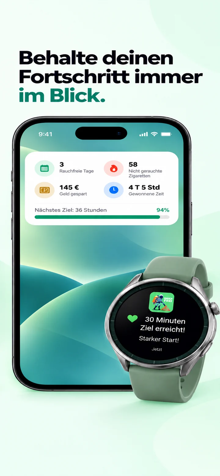 Sigara Savar Store-Bild: Widget und Smartwatch